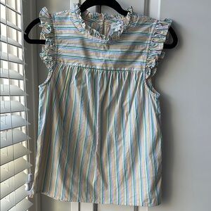 ❤️ J Crew Striped Top Sz 0